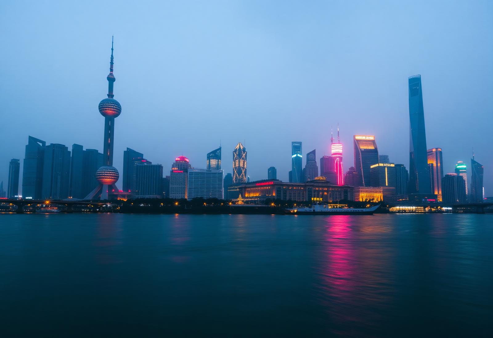 Departure from Shanghai